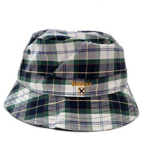 NEW Barbour Oxbridge Tartan Sports Bucket Hat Plaid Men's Size Medium